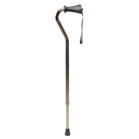 GRAHAM-FIELD Bronze Uni-Line Cane W/ Ortho Ease Grip, Large PK 6328